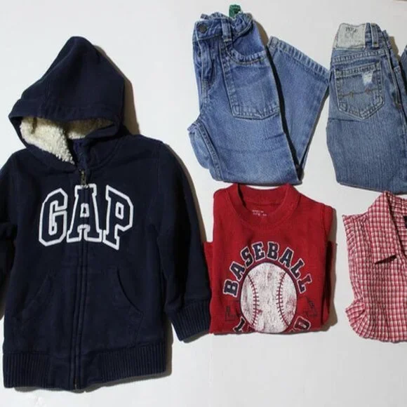 Bundle Boys Clothes Toddler sz 3T - Jeans -Shirts - Jacket - Picture 1 of 6